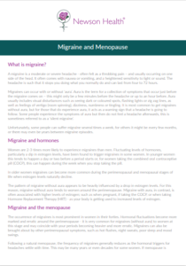 Migraine and Menopause image